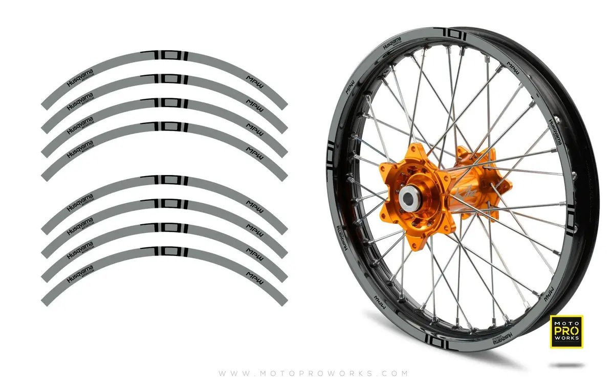 Rim Stripes - "Power" Husqvarna (Armour) 1