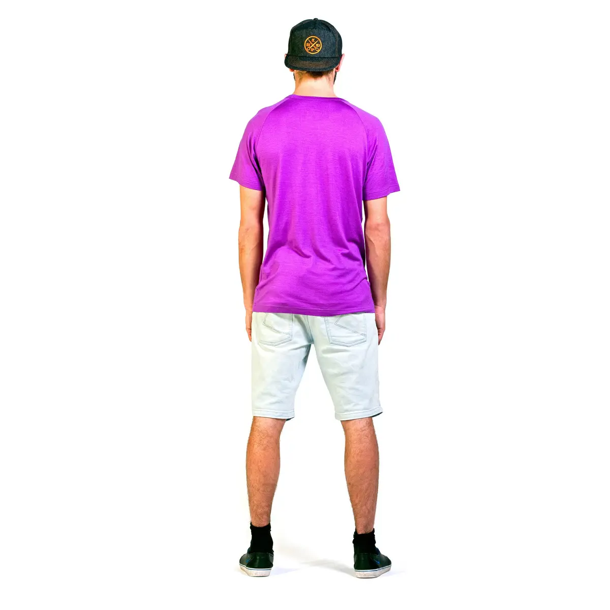 Mons Royale Raglan Tee - Purple 2