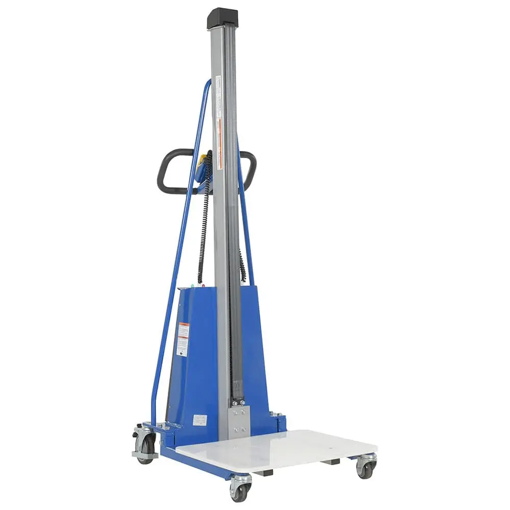 Steel Dc Powered Work Position - 35 In X 24 In X 71 In - 330 Lbs Capacity - Blue 1