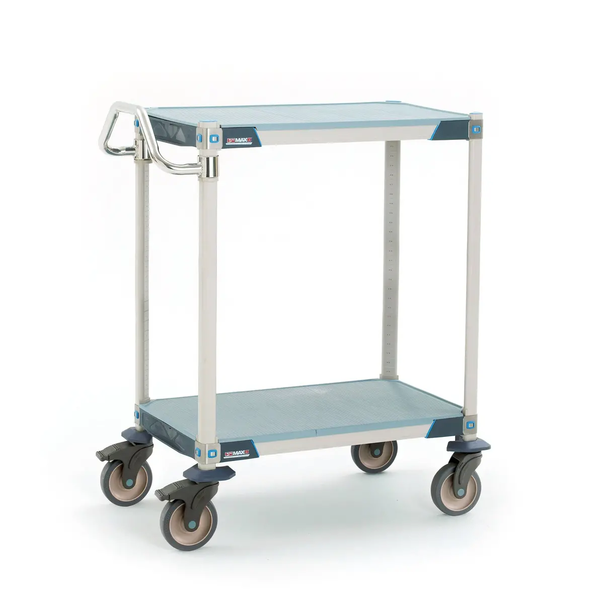 Metromax I - 2 And 3-Shelf Industrial Polymer Shelving Lab Utility Cart 4