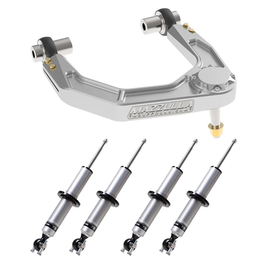 2021+ Ford Bronco Billet Upper Control Arms / Desert Series / Mzs-F1-2 / Suspension Package / Fox 2.5 1