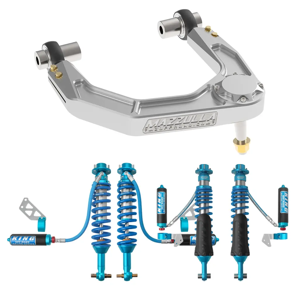 2021+ Ford Bronco Billet Upper Control Arms / Desert Series / Mzs-F1-2 / Suspension Package / King 2.5 1
