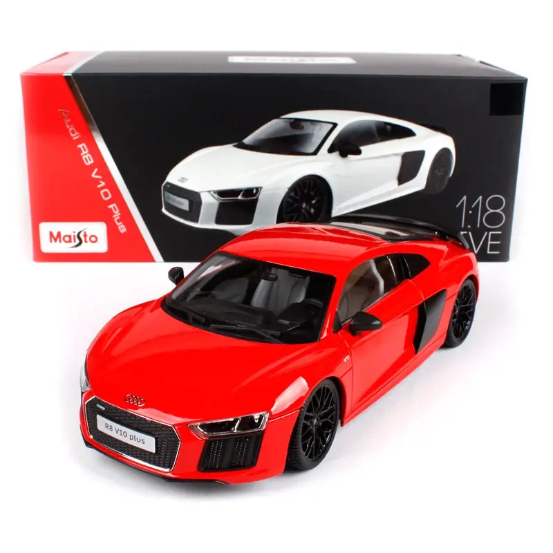 Carro Colecionavel Audi R8 V10 Plus Assembled Version Escala  1:24 1
