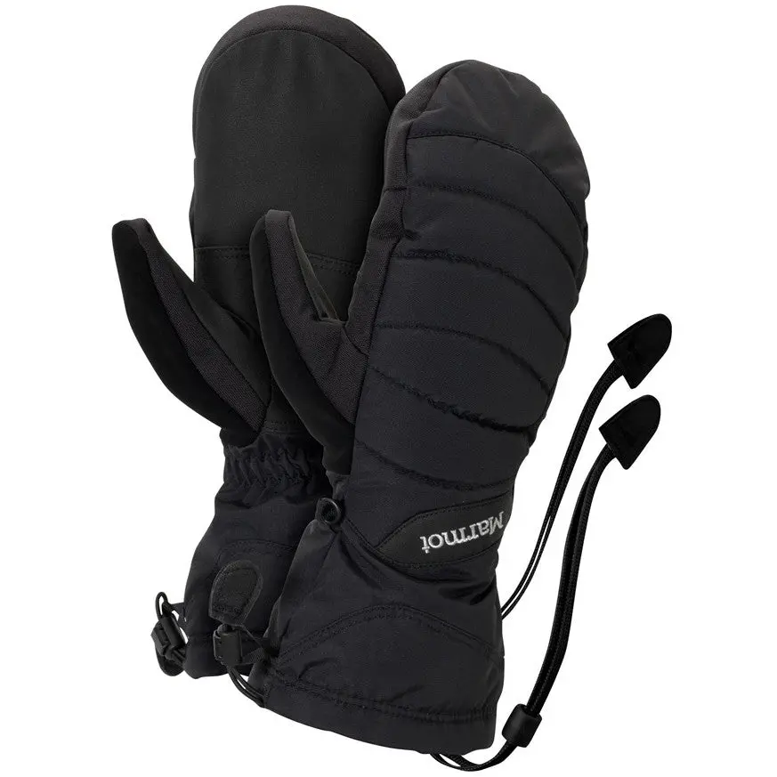 Marmot Moraine Mitten – Women's - Black 1