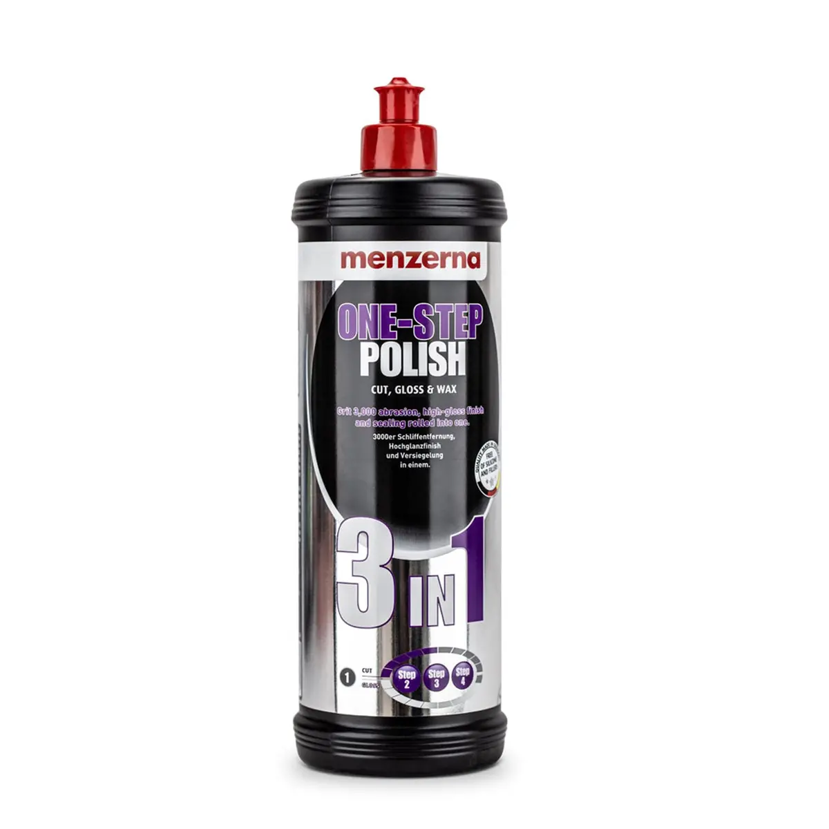 Menzerna 3 In 1 Cut, Gloss & Wax - 250Ml/1L 2