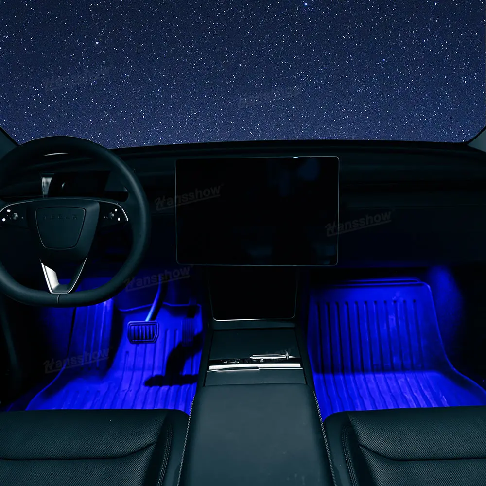 Model 3 Highland &Y Juniper Footwell Lights Tesla Interior Lighting Rgb... 1