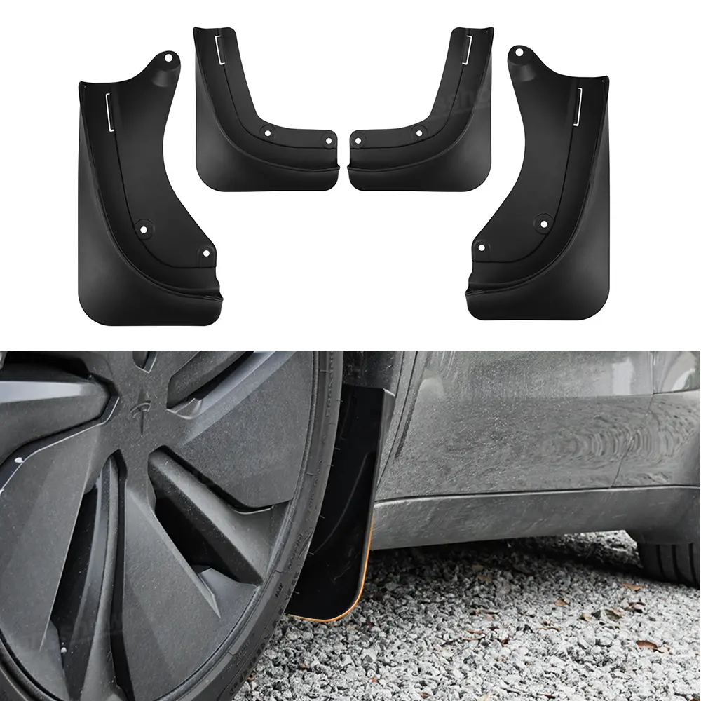 Model Y Juniper Fender Mud Flaps Splash Guards No Drilling 1