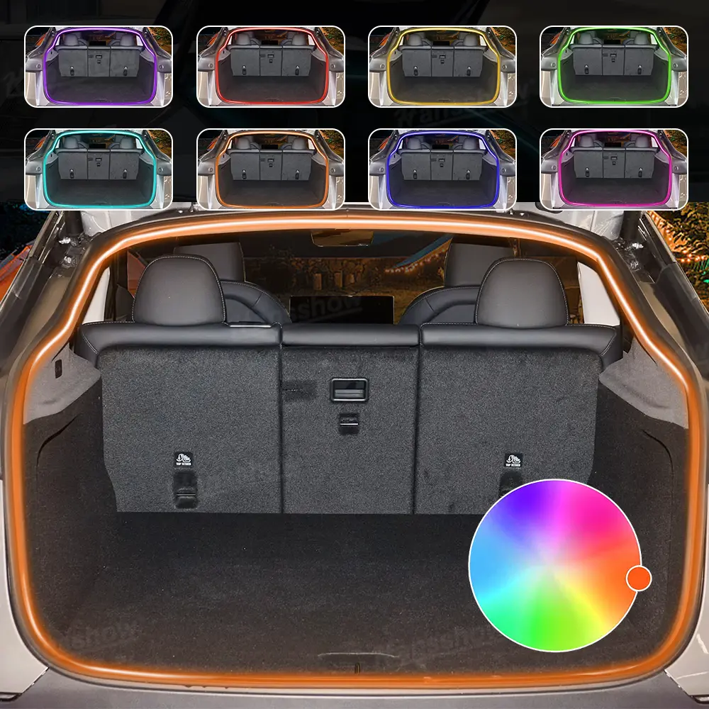 Model Y Juniper Rear Trunk Ambient Lighting Rgb Led Light Strips 1