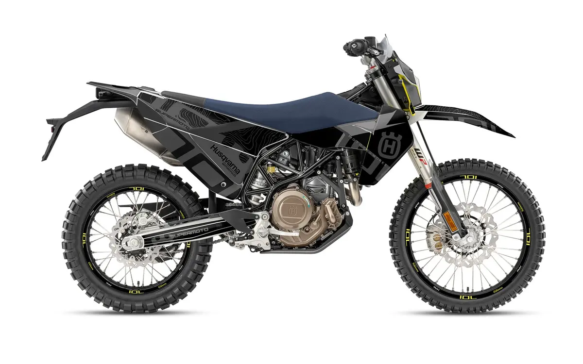 Husqvarna 701 Enduro 2026 Graphics - "Monarch" (Black/Pattern) 1