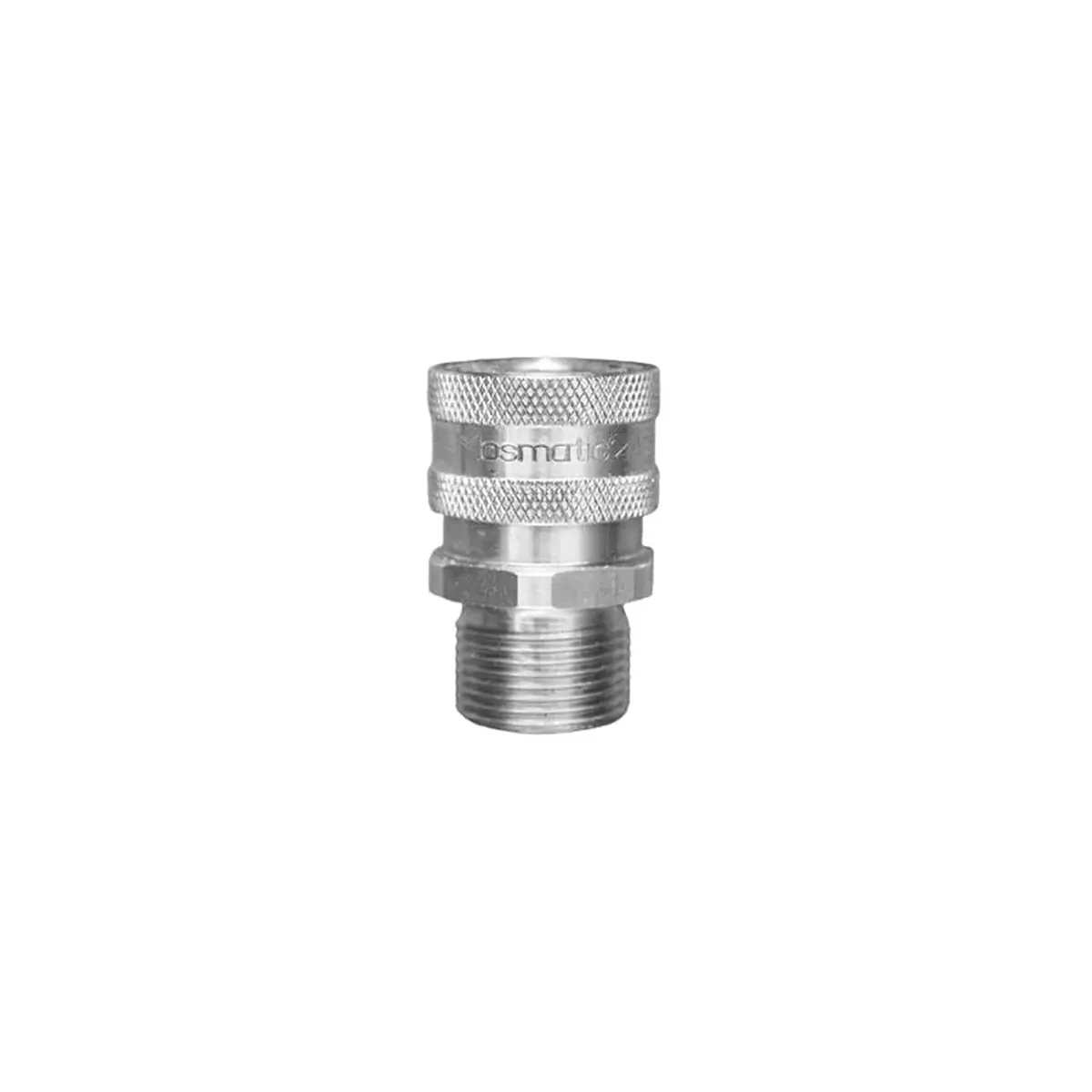 Mosmatic Stainless Steel 3/8"Quick Connect Coupler To M22 Male (14Mm Id) Adaptor 1