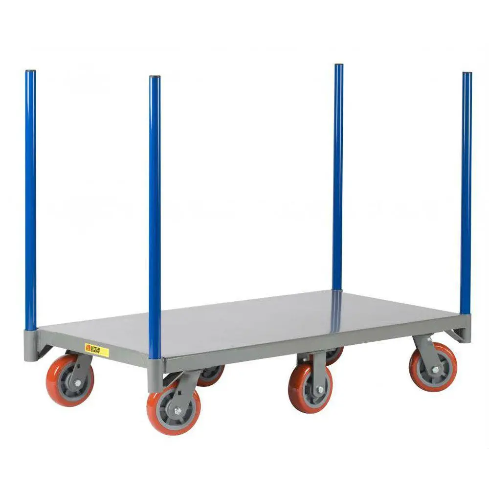 6-Wheel Pipe Stake Truck (Polyurethane Wheels) 1