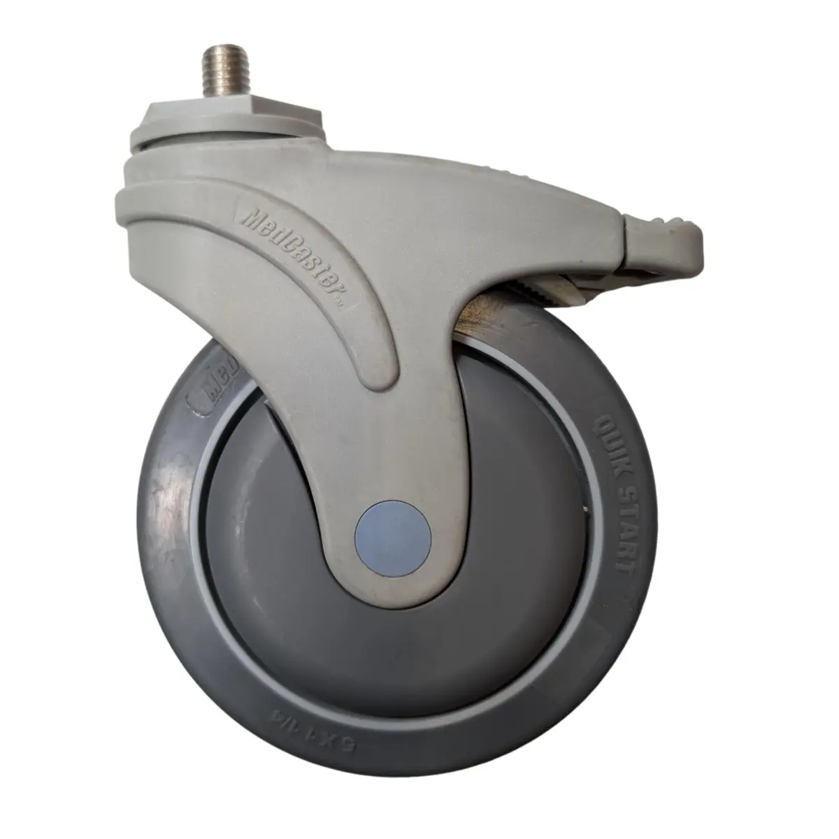 5" X 1-1/4" Next Generation Swivel Caster - Total Lock Brake - 300 Lbs Capacity 1