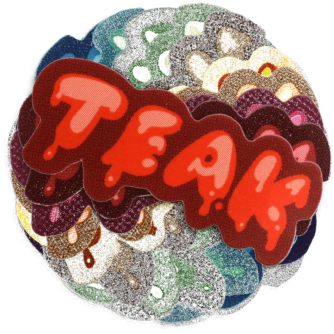 Teak Drip Sticker Pack 2022 Version (17 Colorways) 1