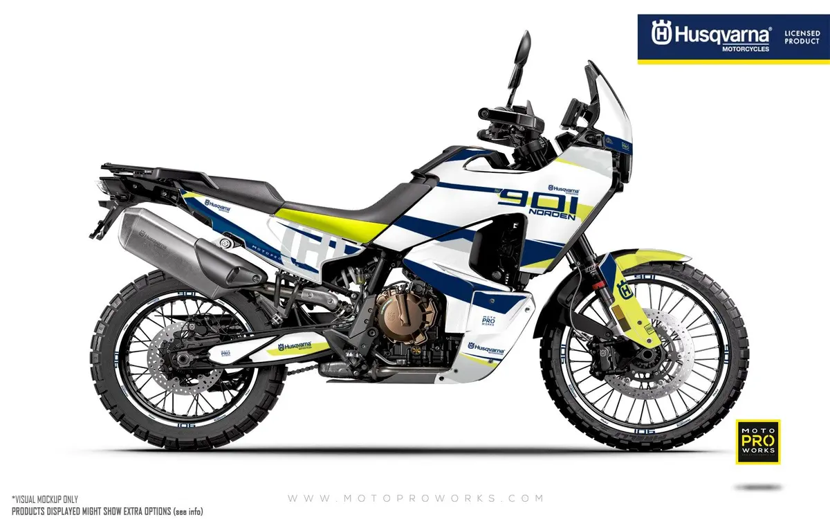 Husqvarna Norden 901 Graphics - "Nineohone" (White) 1