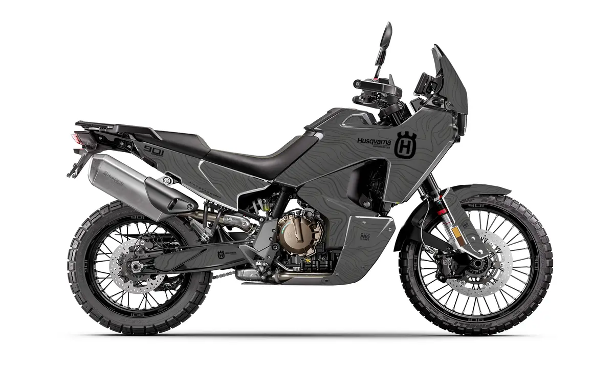 Husqvarna Norden 901 Graphics - "Topography" (Grey) 1