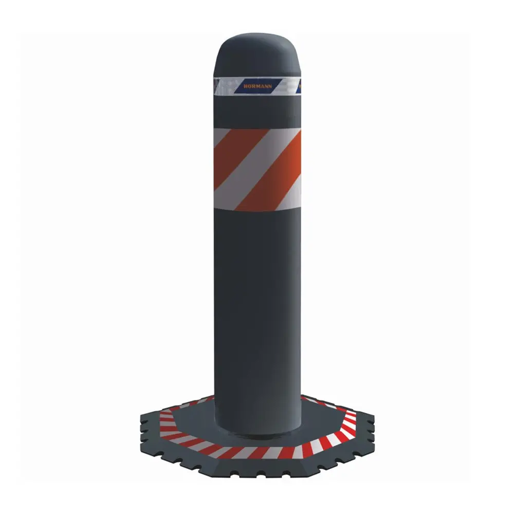 Oktablock High-Impact Security Bollard - 49" Tall X 10.7" Diameter 1