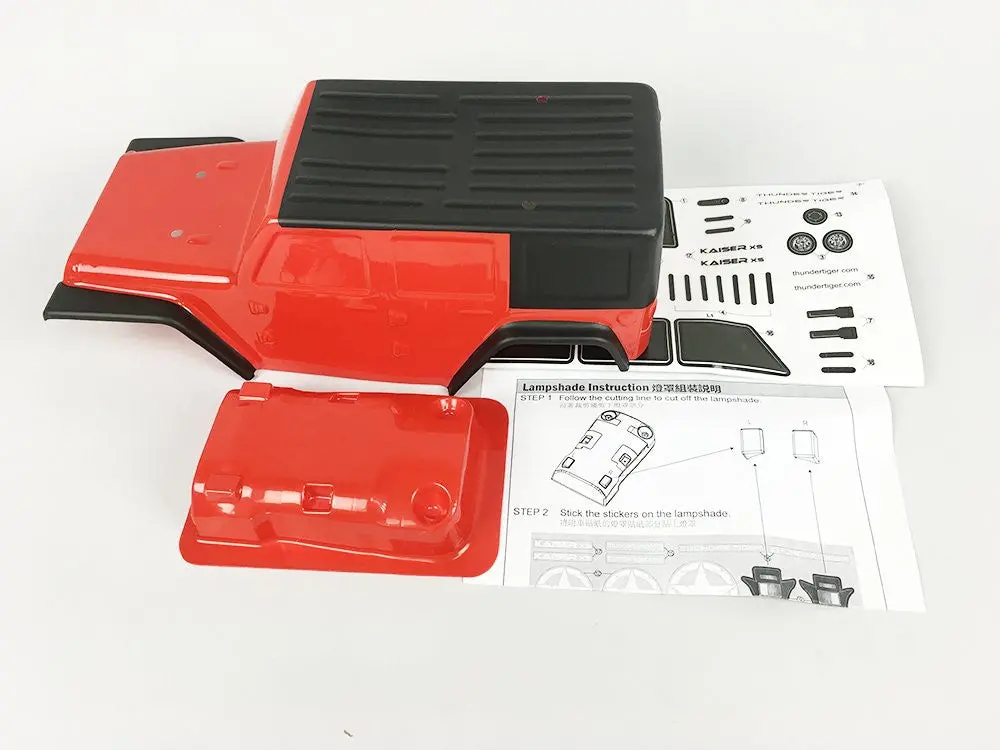 Kaiser Xs Parts Pre-Painted Body Red Pd90413s1 1
