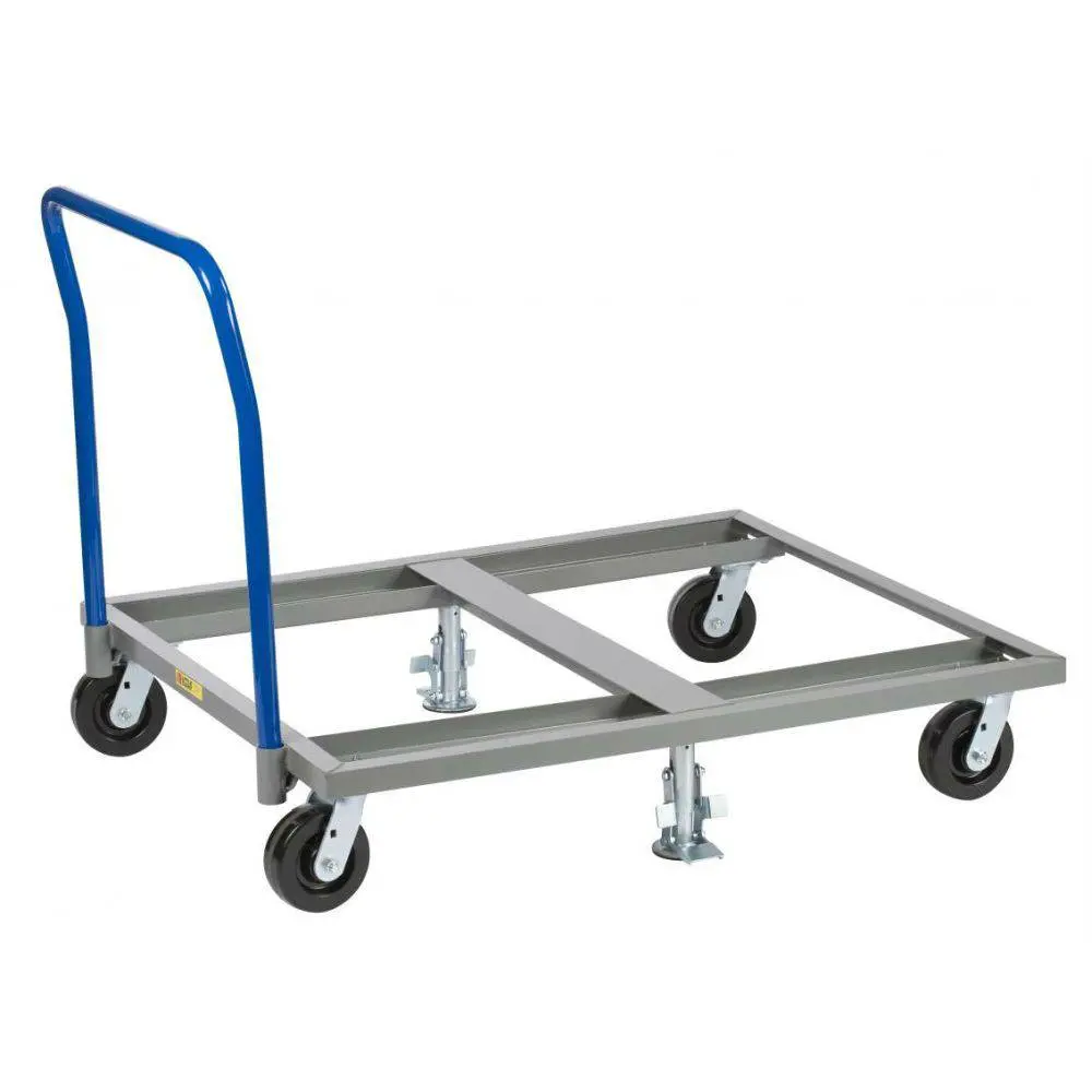 Pallet Dolly W/ Handle And Floor Locks 1