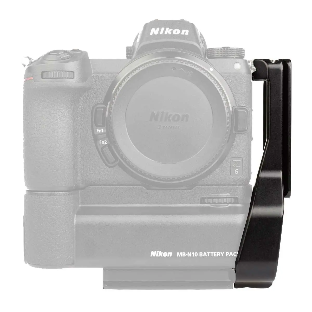 Plnmbn10 L-Bracket Plate For Nikon Z6 And Z7 Original And Mark Ii With Mb-N10 Battery Pack Grip 3