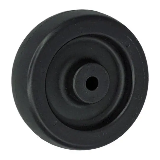4" X 2" Polyolefin Wheel Black - 500 Lbs. Capacity 1