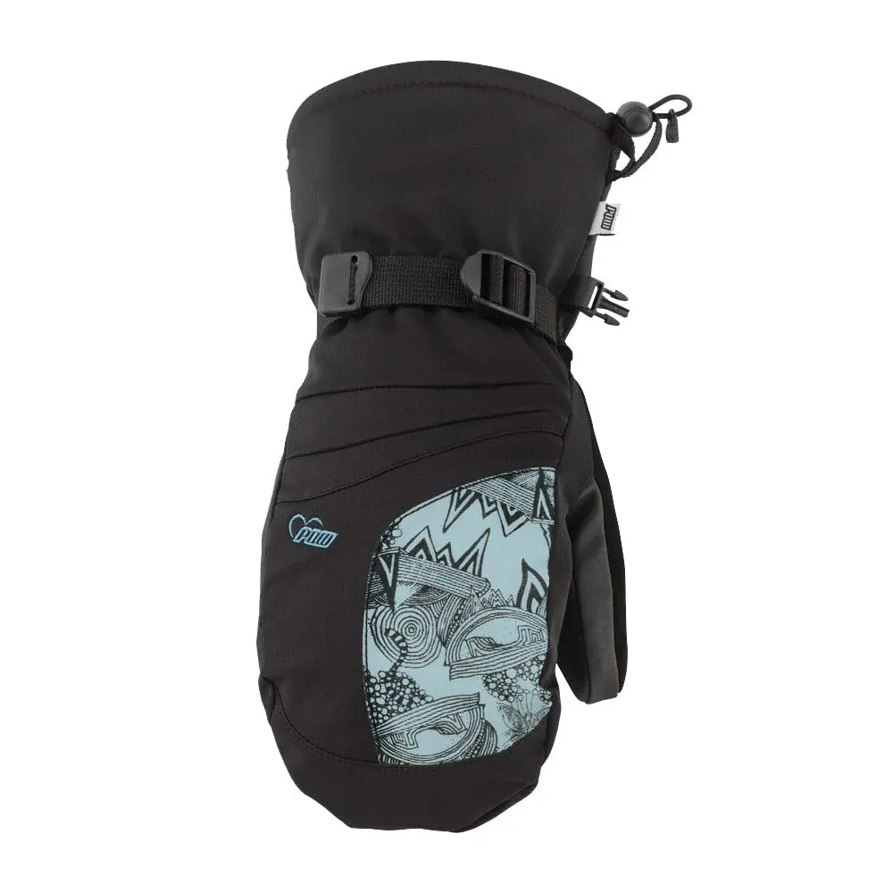 Pow Falcon Mitten – Women's - Blue 1