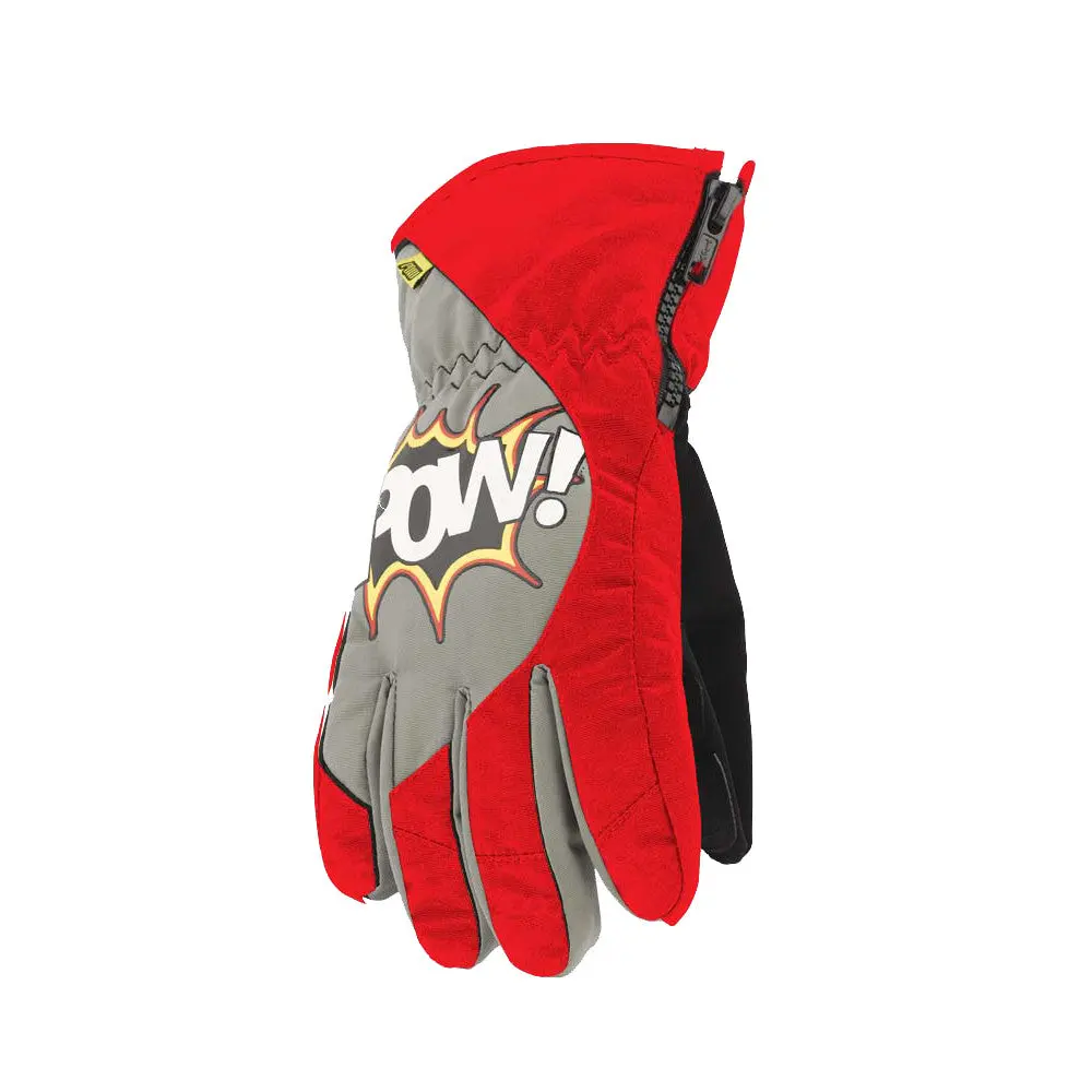 Pow Grom Glove – Youth - Red 1