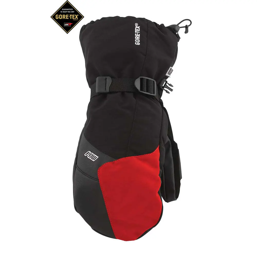 Pow Warner Gtx Mitten - Red 1