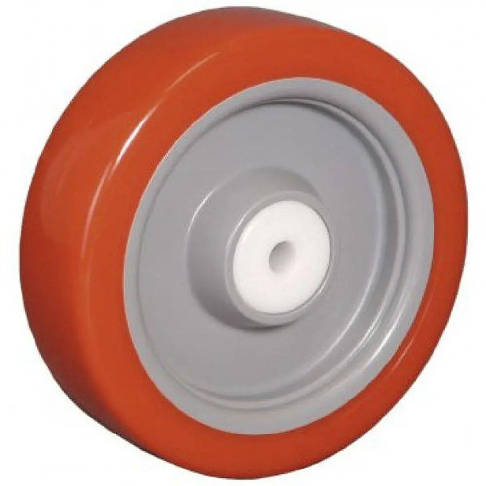 5" X 1-1/2" Poly-Pro Wheel Red/Gray - 450 Lbs. Capacity 1