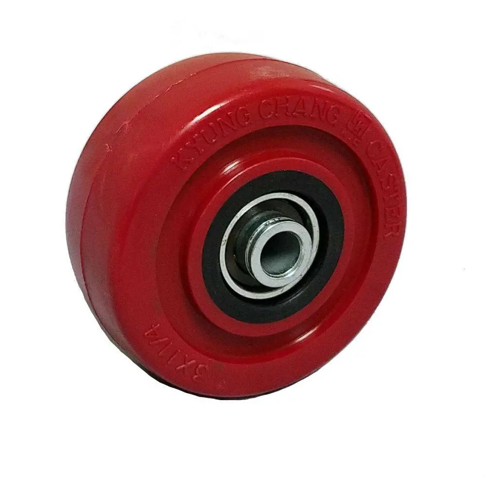 3" X 1-1/4" Polyurethane Wheel - 275 Lbs. Capacity 1