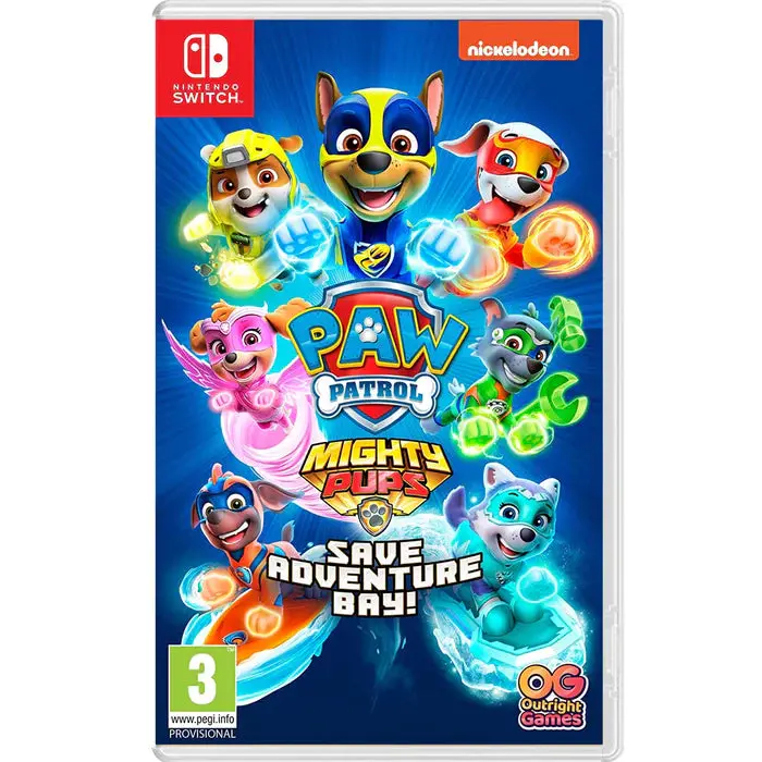 Patrulha Pata Mighty Pups Save Adventure Bay - Nintendo Switch 1