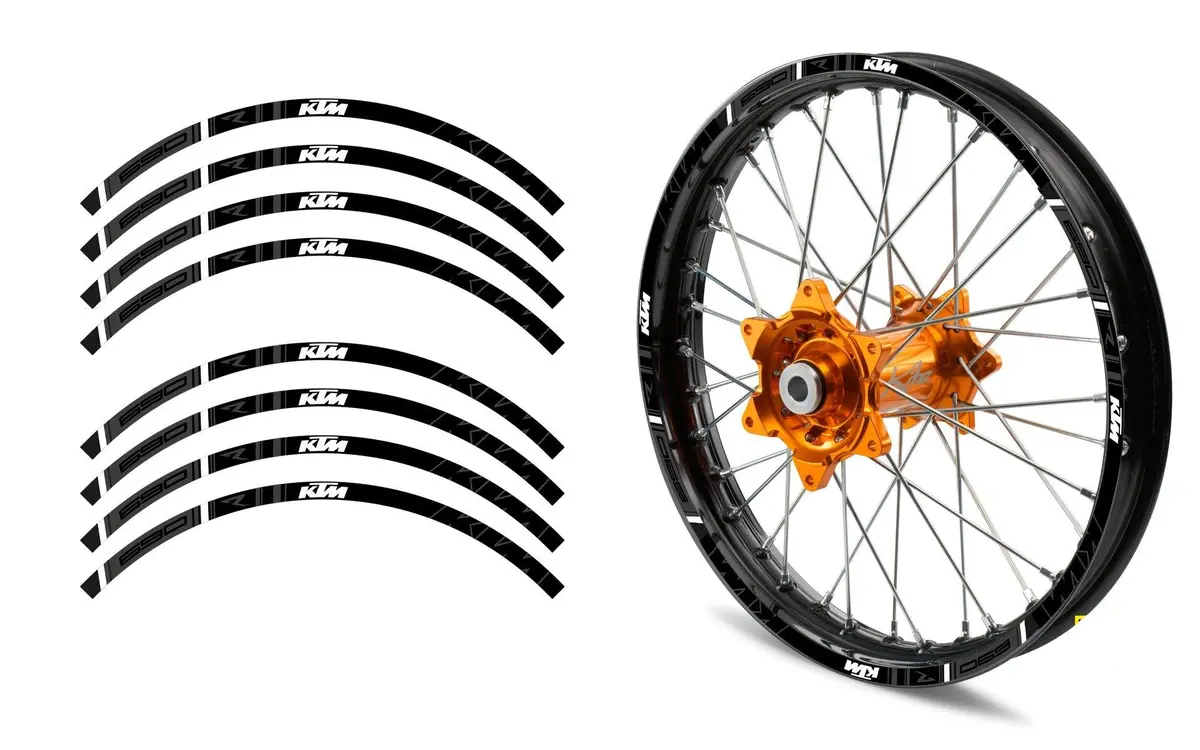 Rim Stripes - "Track" Ktm (Grey) 1