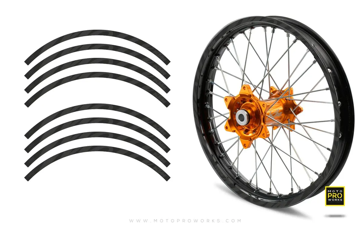 Rim Stripes - Ktm "Script" (Grey) 1