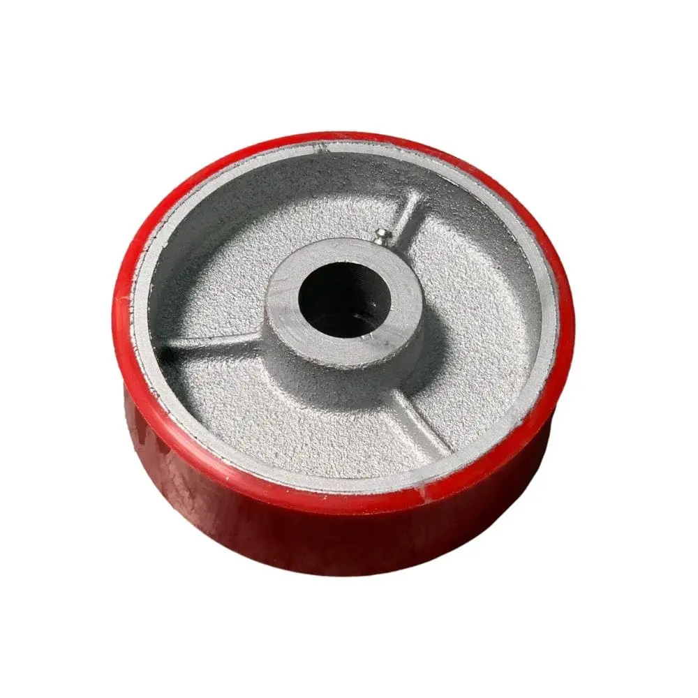 8" X 2-1/2" Polyon Cast Iron Wheel 1