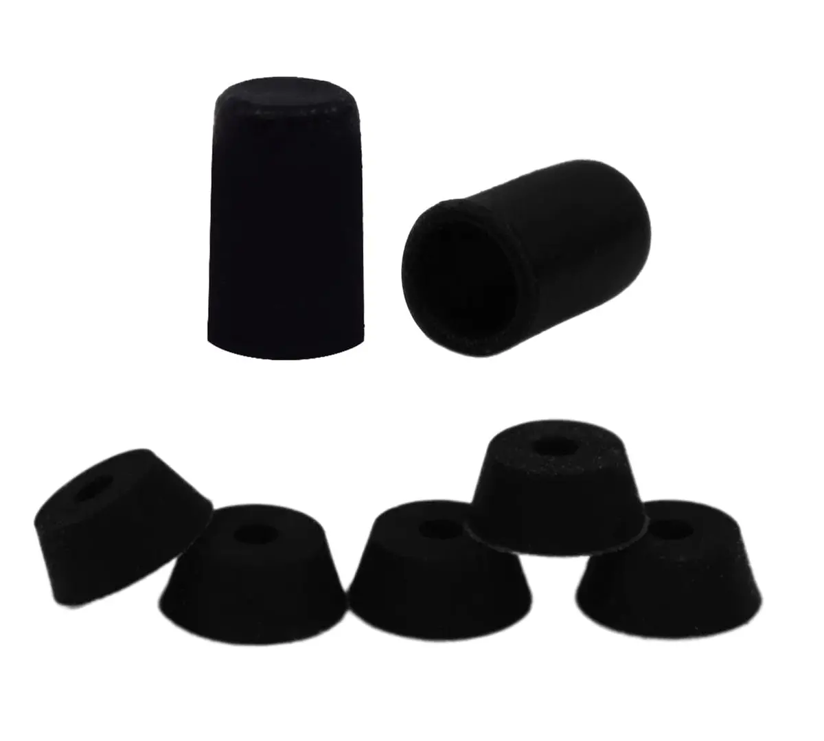 Pro Duro Pivot Cups Fingerboard Tuning Kit - Set Of 2 Pivot Cups & Pro Duro Bubble Bushings Set - Black Colorway 1