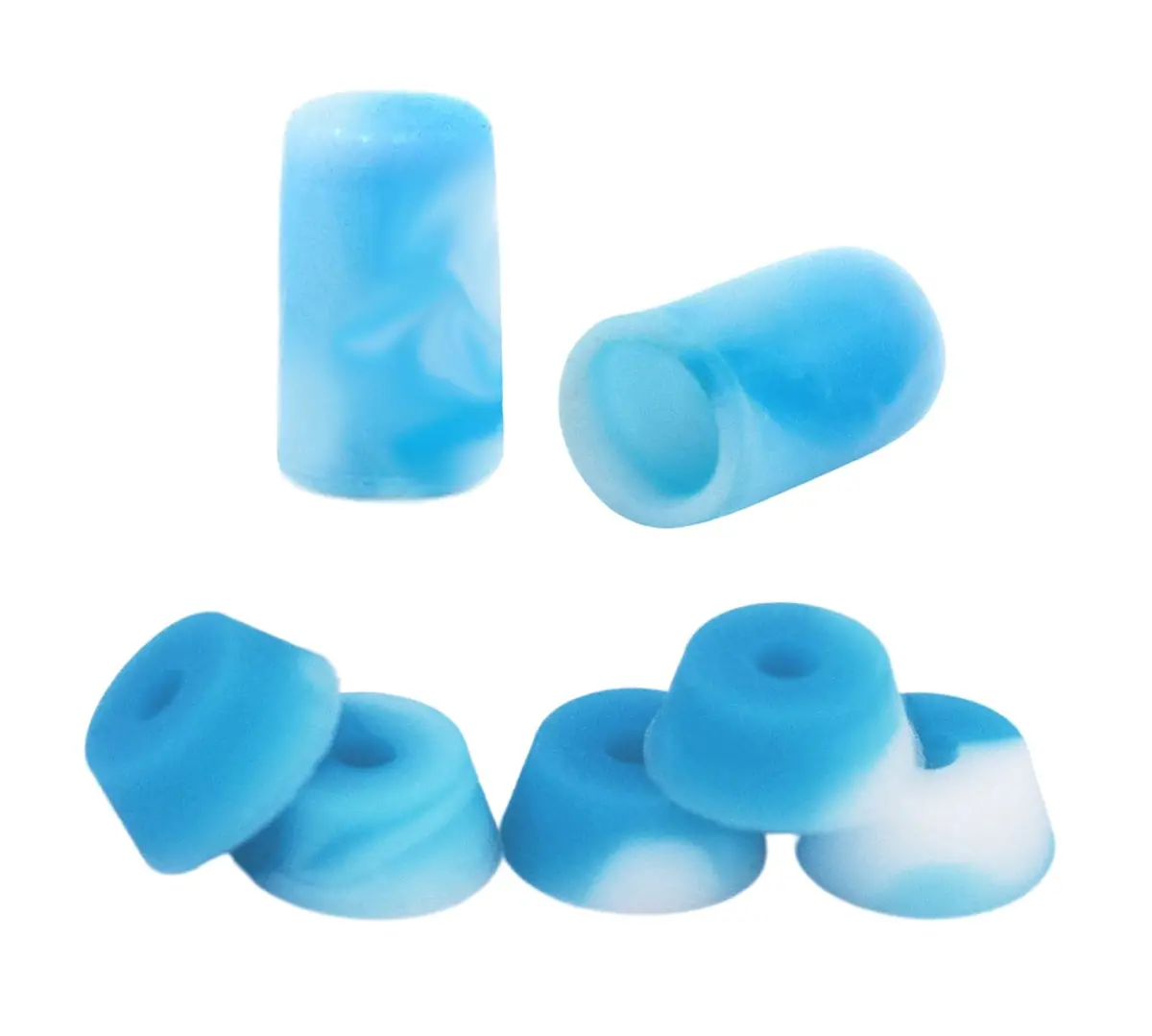 Pro Duro Pivot Cups Fingerboard Tuning Kit - Set Of 2 Pivot Cups & Pro Duro Bubble Bushings Set - Waves Swirl Colorway 1
