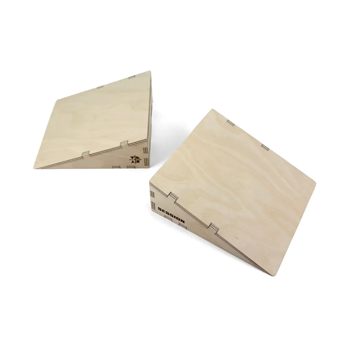 2-Pack Wooden Fingerboard Ramp Kickers - Smooth Surface 1