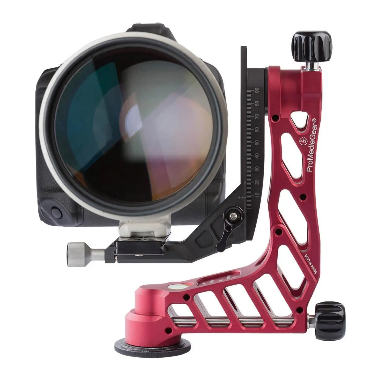 Gkjr Red Katana Pro Gimbal Telephoto Lens Support Head 1