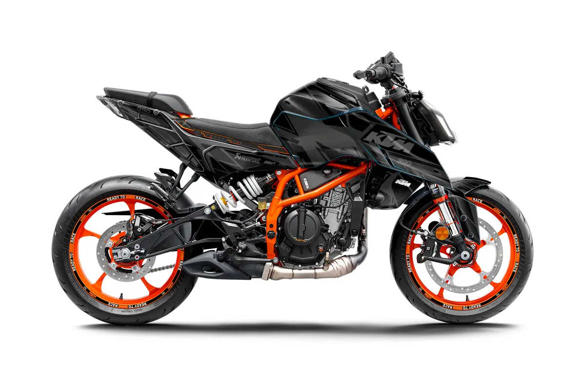 Ktm 390 Duke Graphics - "Pulse" (Black) 1