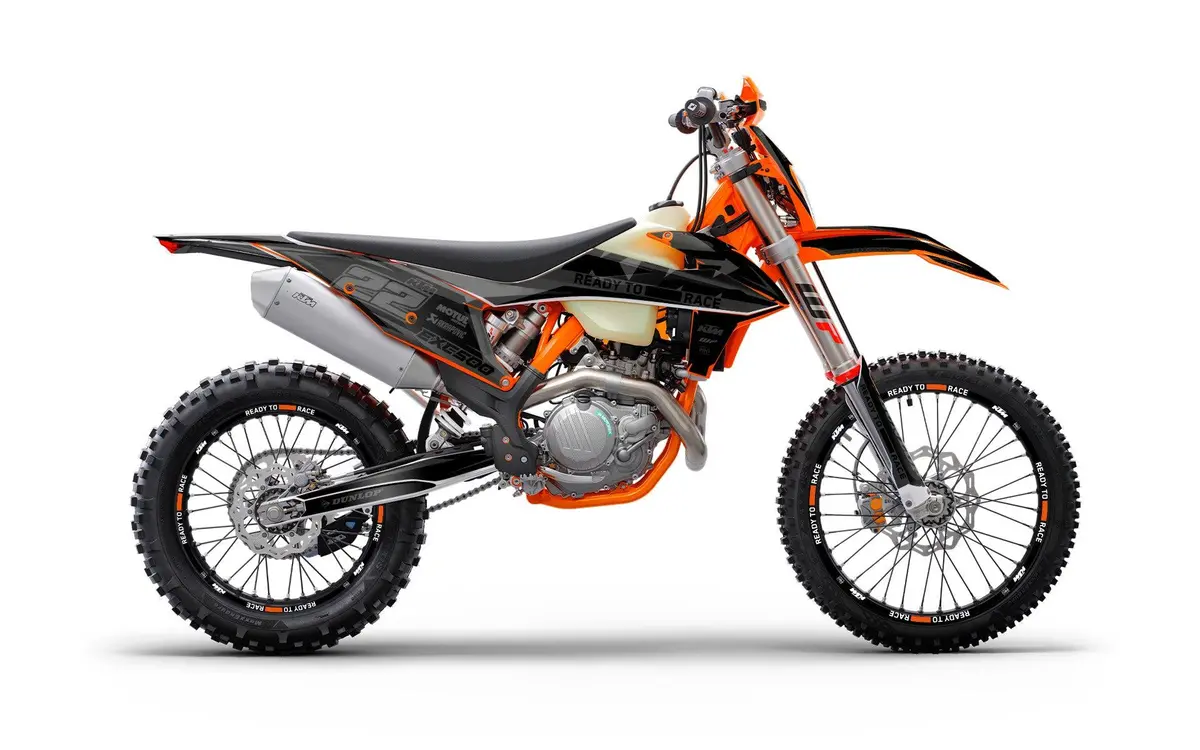 Ktm Exc / Exc-F Graphics - "Quake" (Black) 1