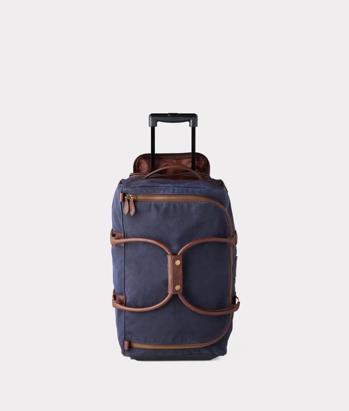 Everyday Waxed Canvas Rolling Duffle :: Navy 1