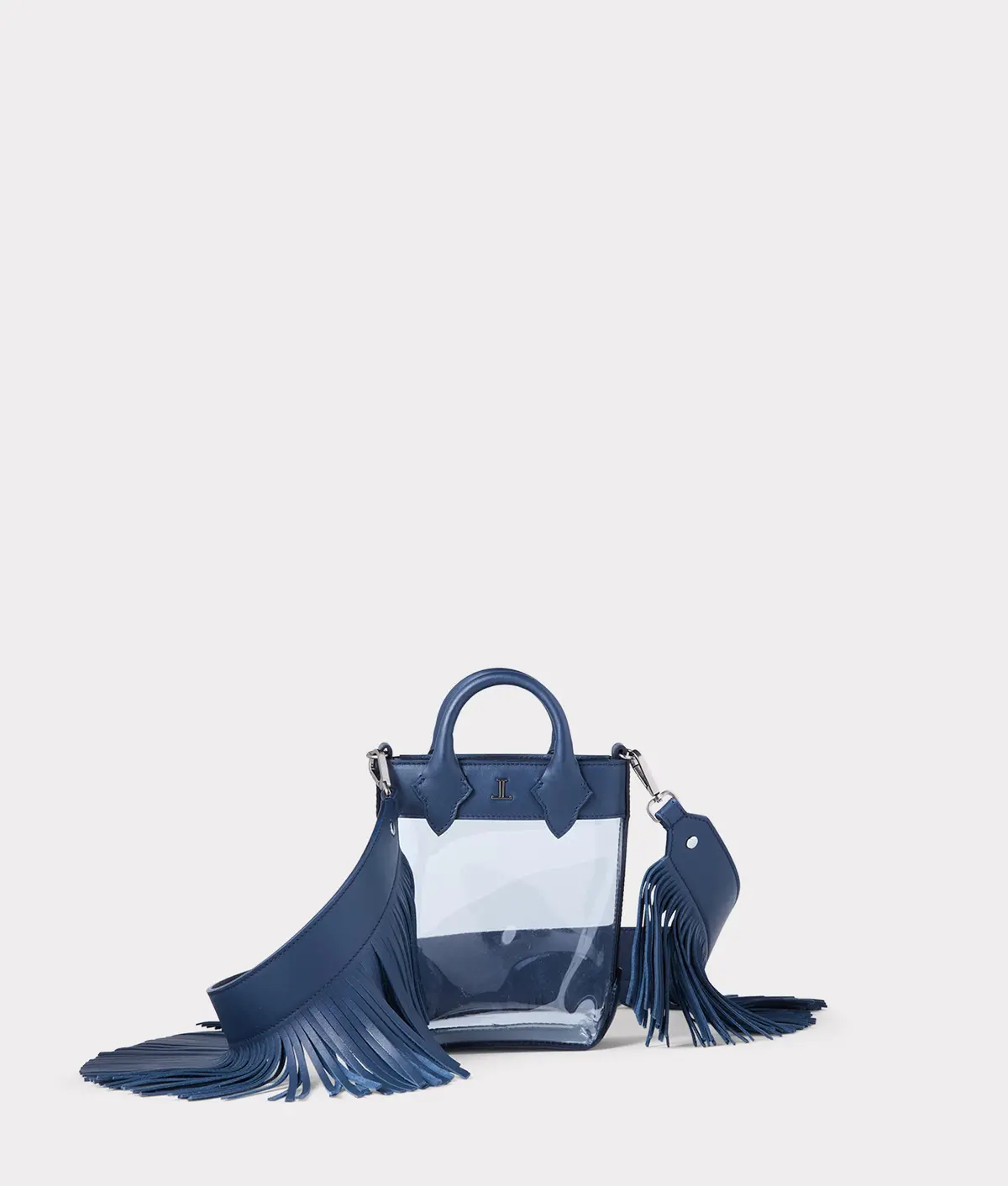Fringe Handbag Strap :: Navy 1