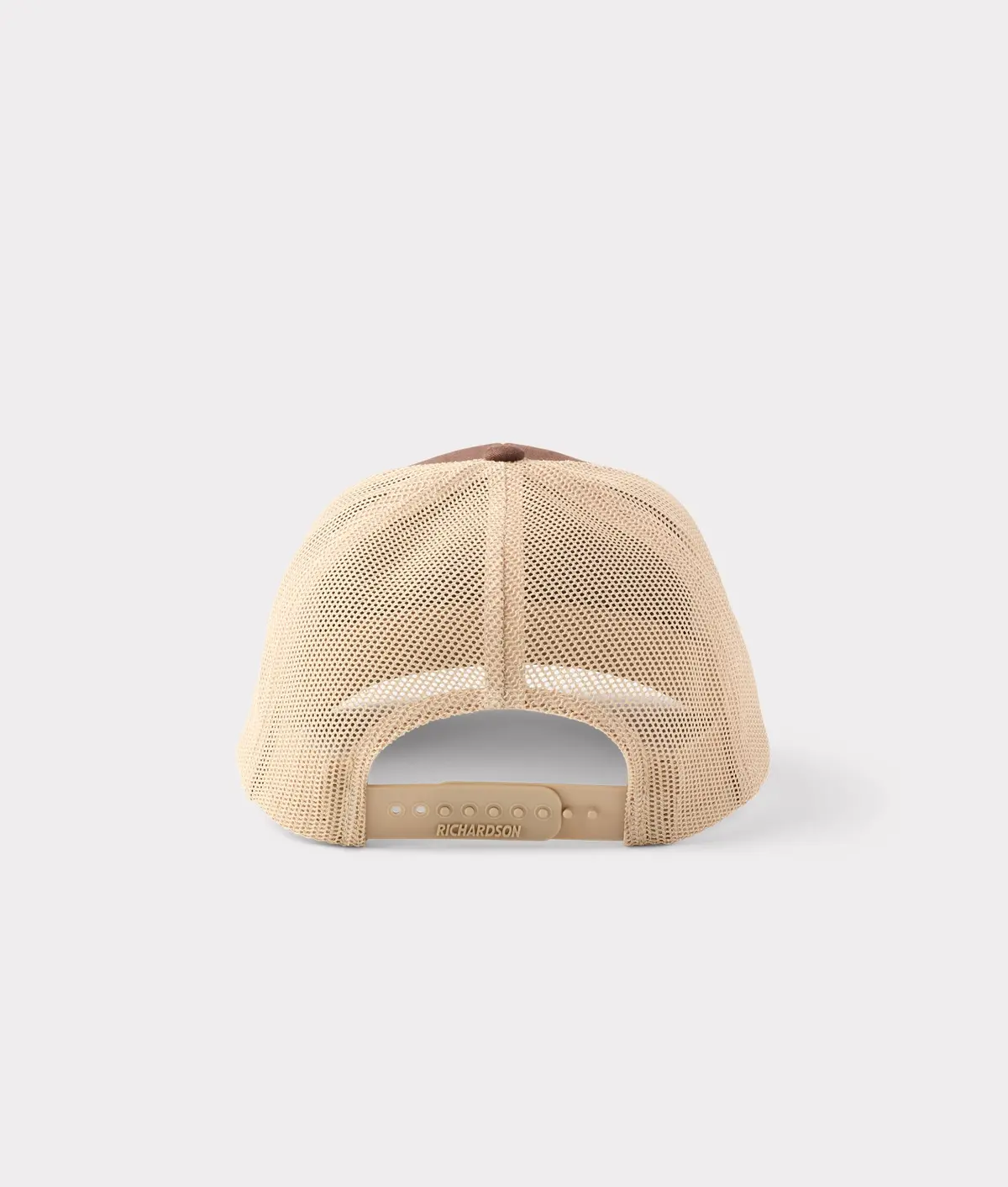 Leather Patch Cap :: Brown + Khaki 2