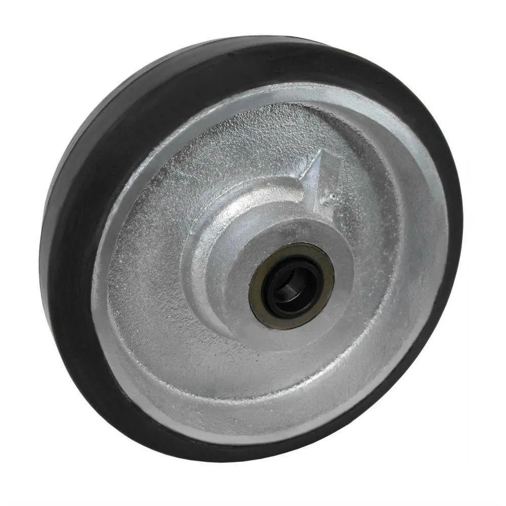 12" X 3" Supreme Rubber On Cast Iron Wheel - 1,300 Lbs. Capacity 1
