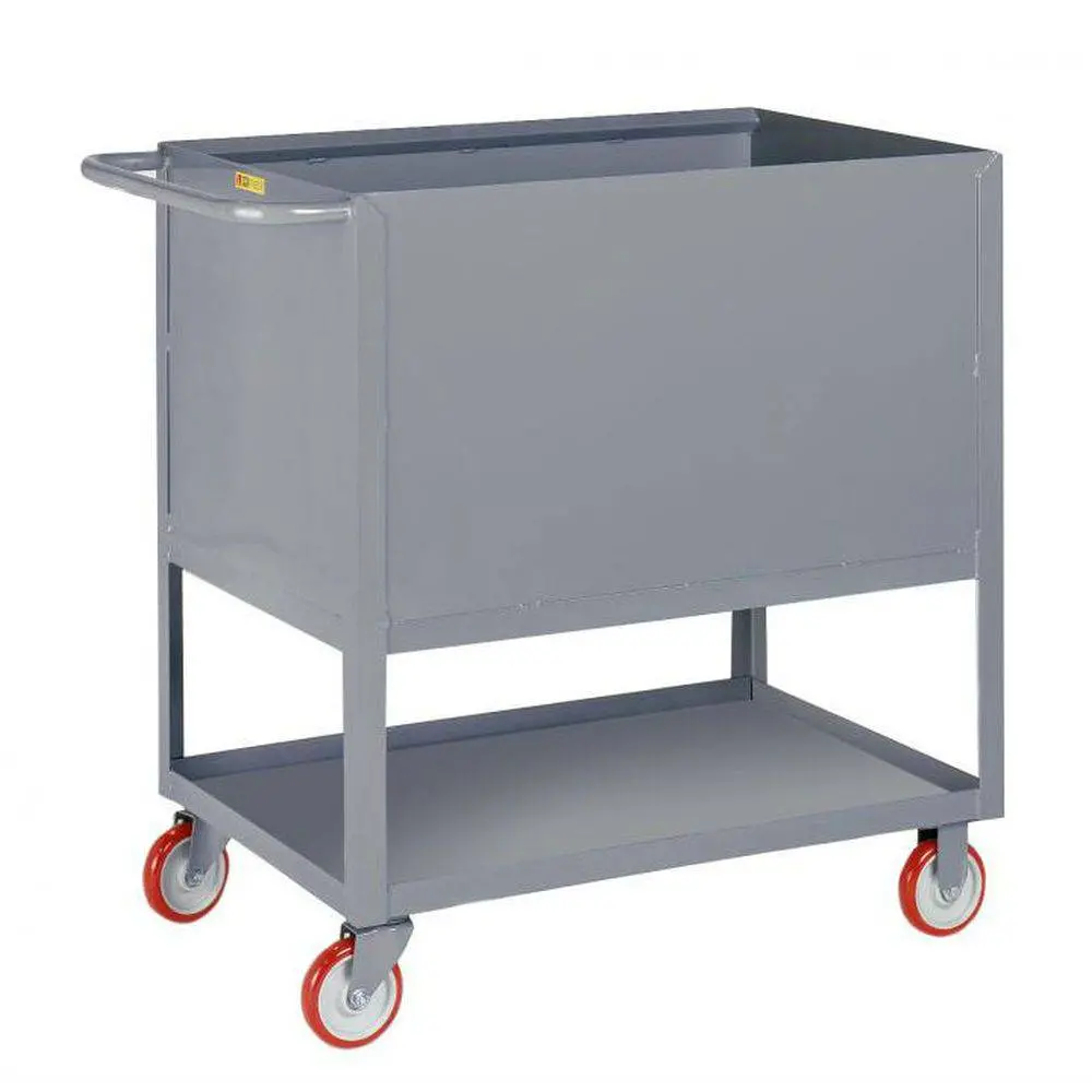 Raised Platform Box Truck W/ Lower Shelf 1