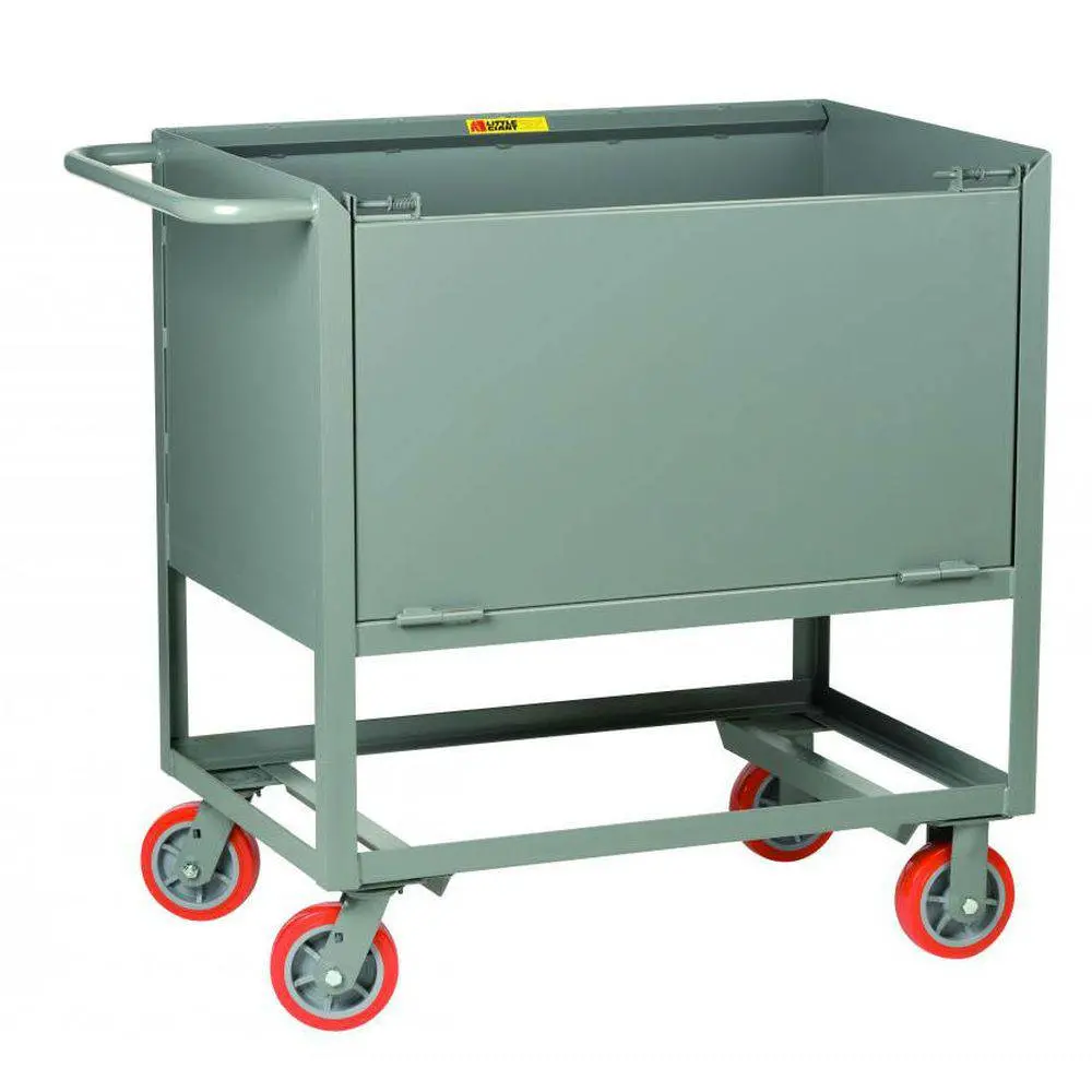 Raised Platform Truck Box Truck With Drop Gate (Solid Sides) 1