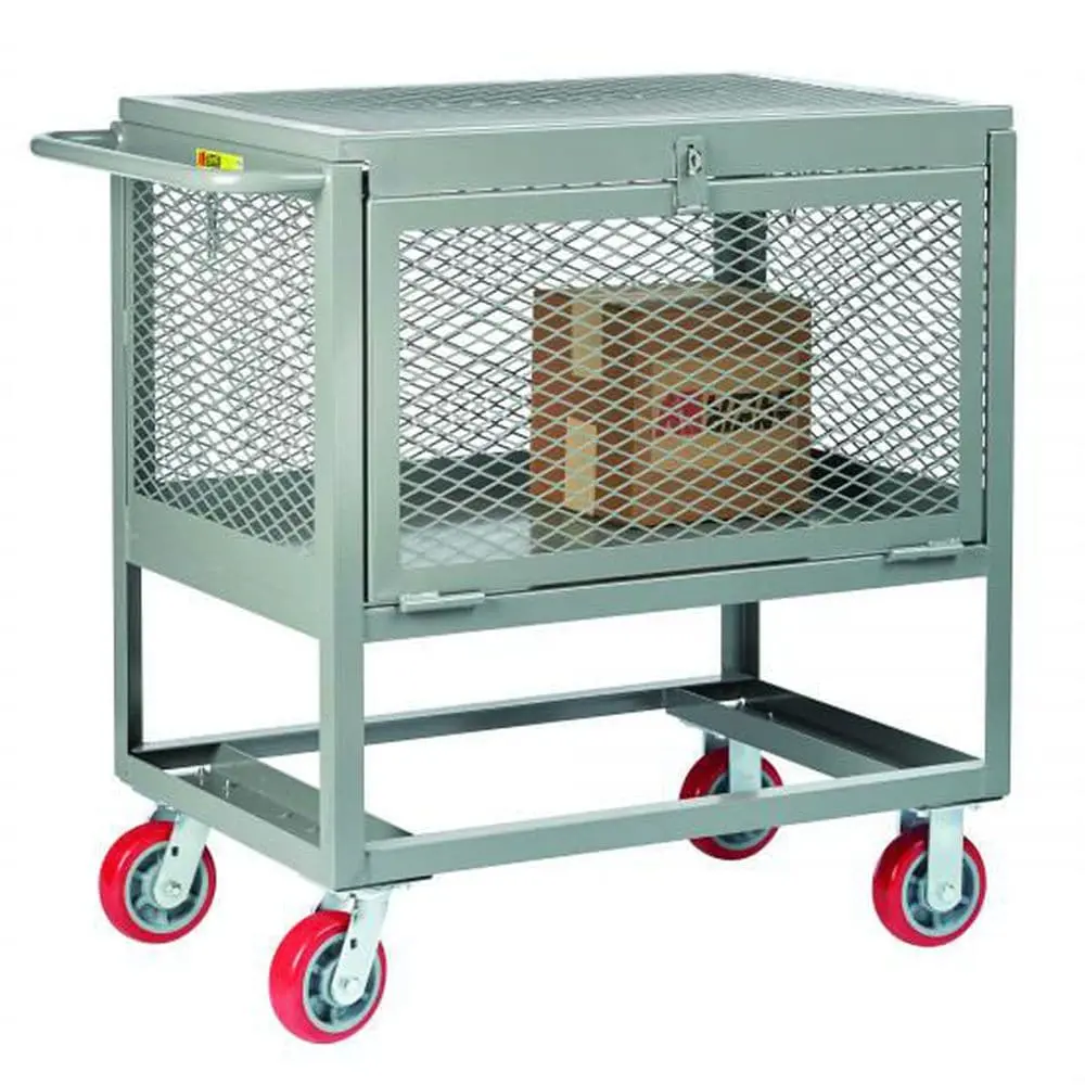 Raised Platform Truck W/ Drop-Gate And Lid 1