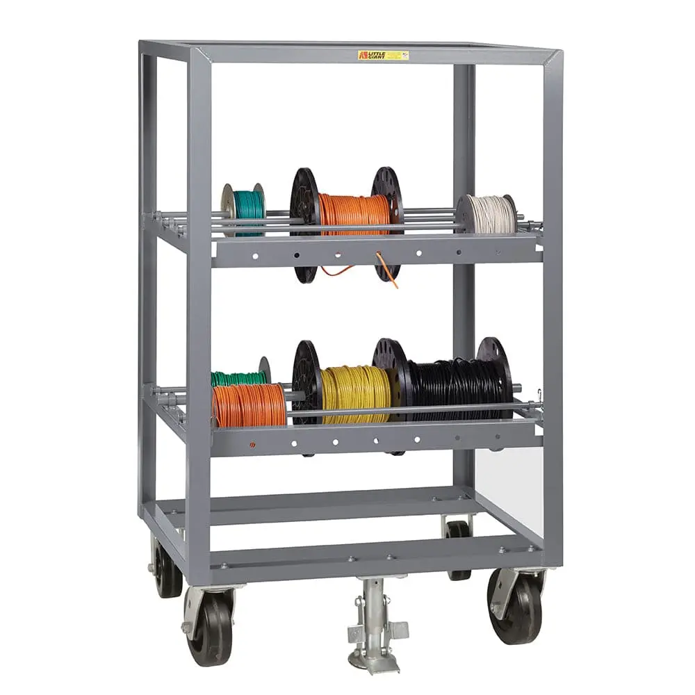 Mobile Wire Reel Storage Rack 1