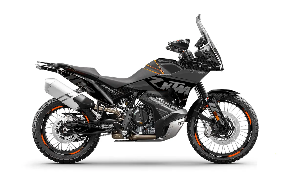 Ktm 790/890 Adventure R/S 2023-2024 Graphics - "Rr-Tech" (Black) 1