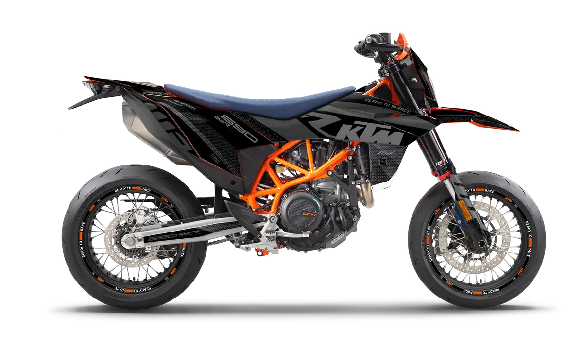 Ktm 690 Smc-R 2026 Graphics - "Rr-Tech" (Black) 1