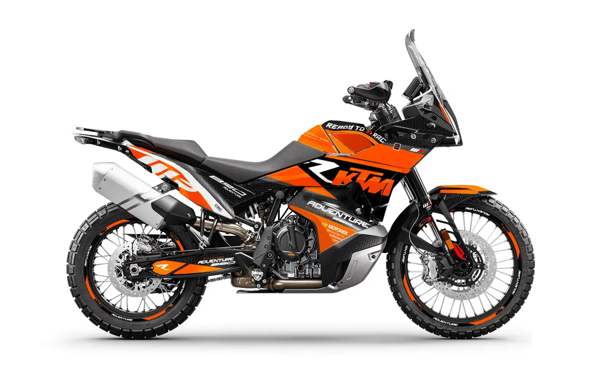 Ktm 790/890 Adventure R/S 2023-2024 Graphics - "Rr-Tech" (Orange) 1